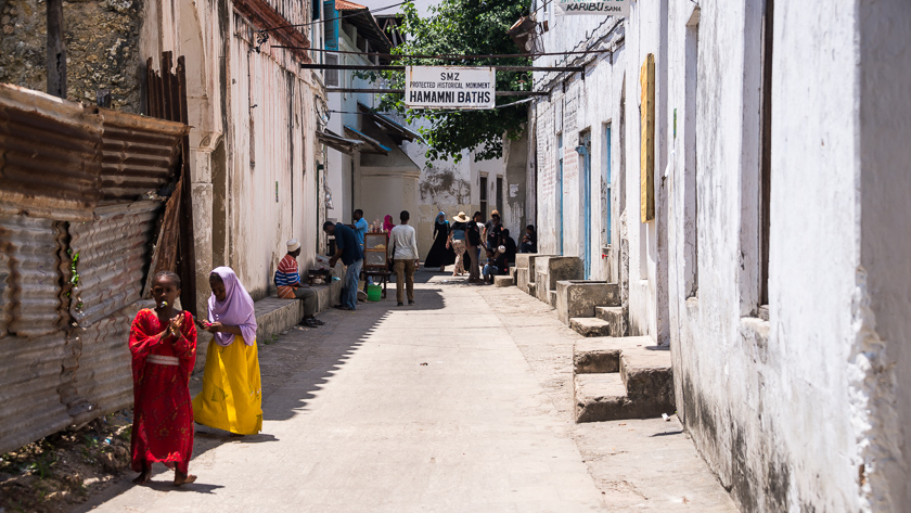 Byggnader i Stone Town, Zanzibar